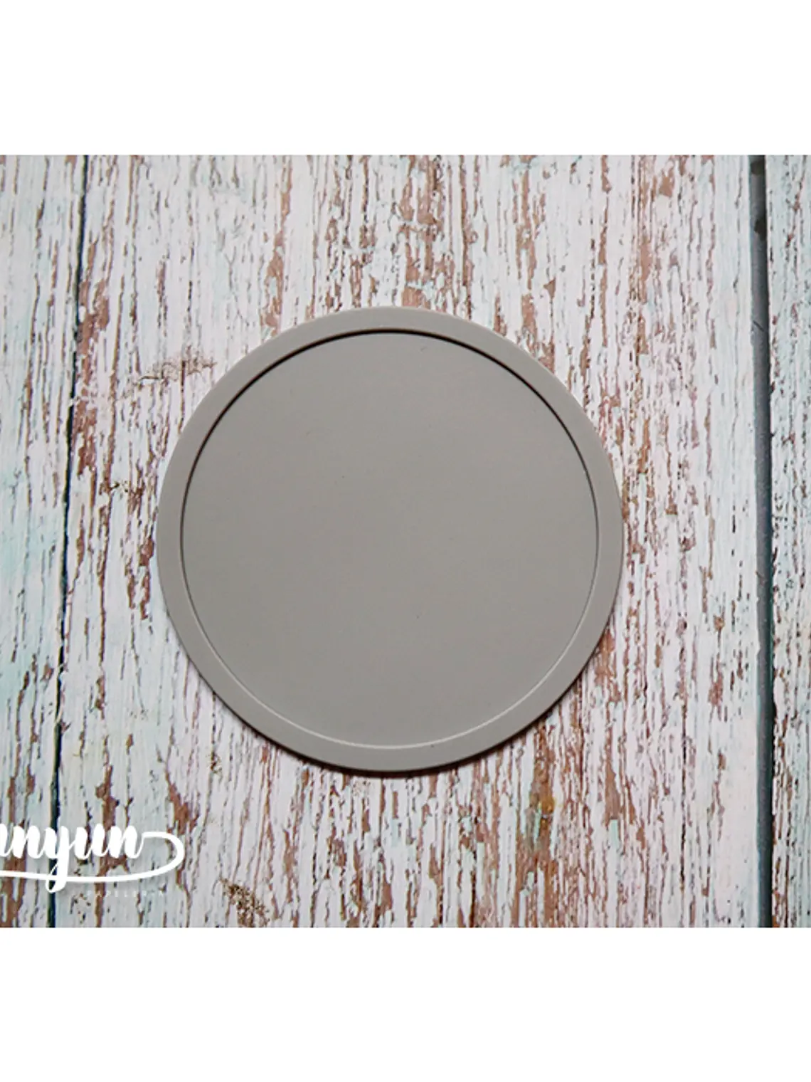 Base Silicona Sellos de Lacre - Circular Gris 1