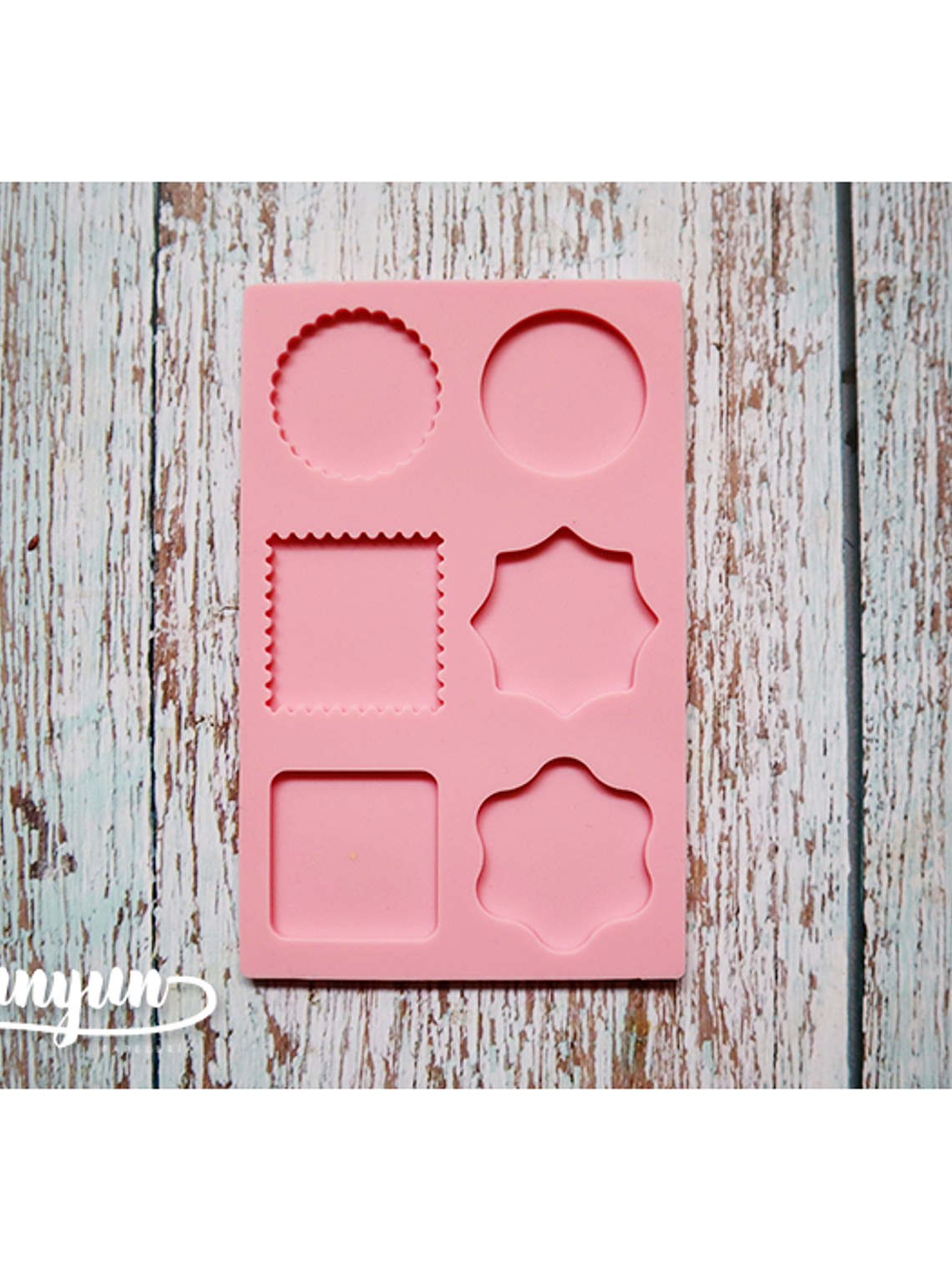 Molde Silicona 6 Diseños Rosa - 1 pzas 1