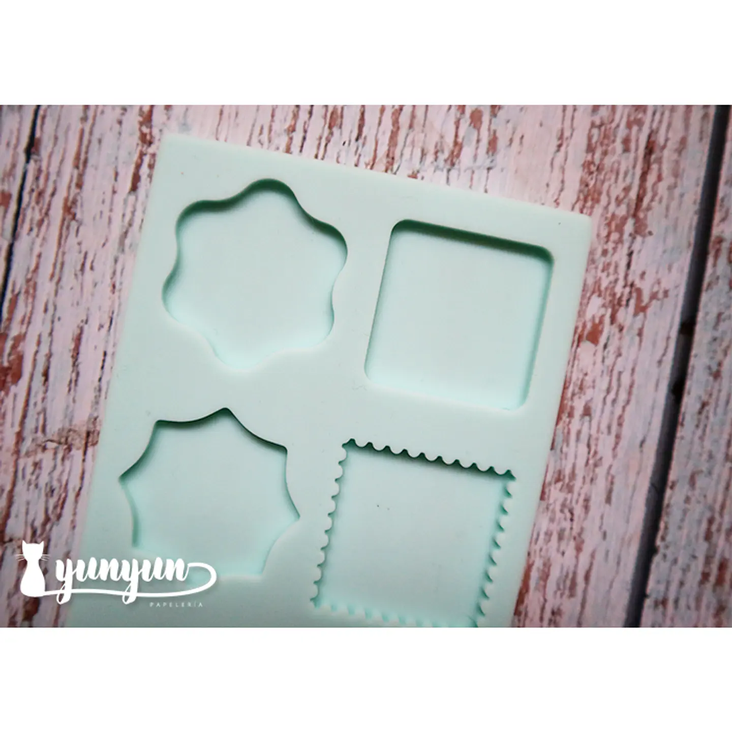 Molde Silicona 6 Diseños Verde - 1 pzas 2