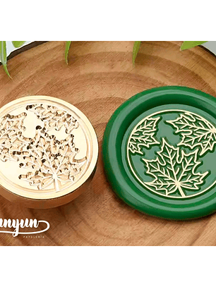 Sello de Lacre Hojas Otoñales - 2,5cm