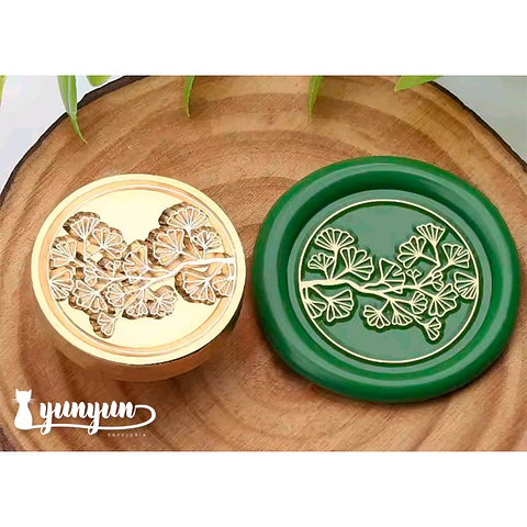 Sello para Lacre Ramas Botánicas - 2,5cm