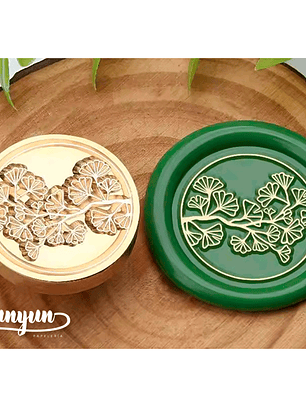 Sello para Lacre Ramas Botánicas - 2,5cm