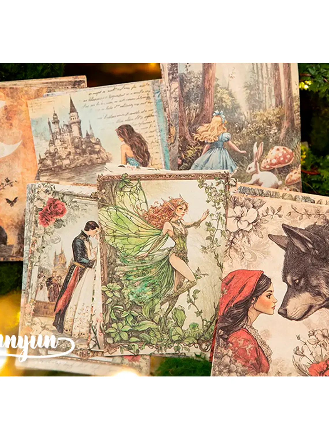 Papeles Cuentos de Hadas - 30 pzas 4