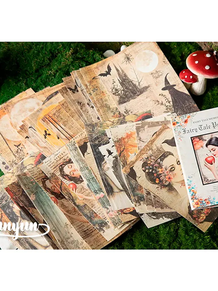 Papeles Cuentos de Hadas - 30 pzas 9