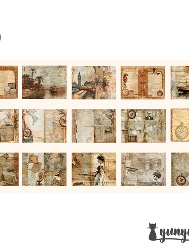 Papeles Vintage Collection - 30 pzas 11