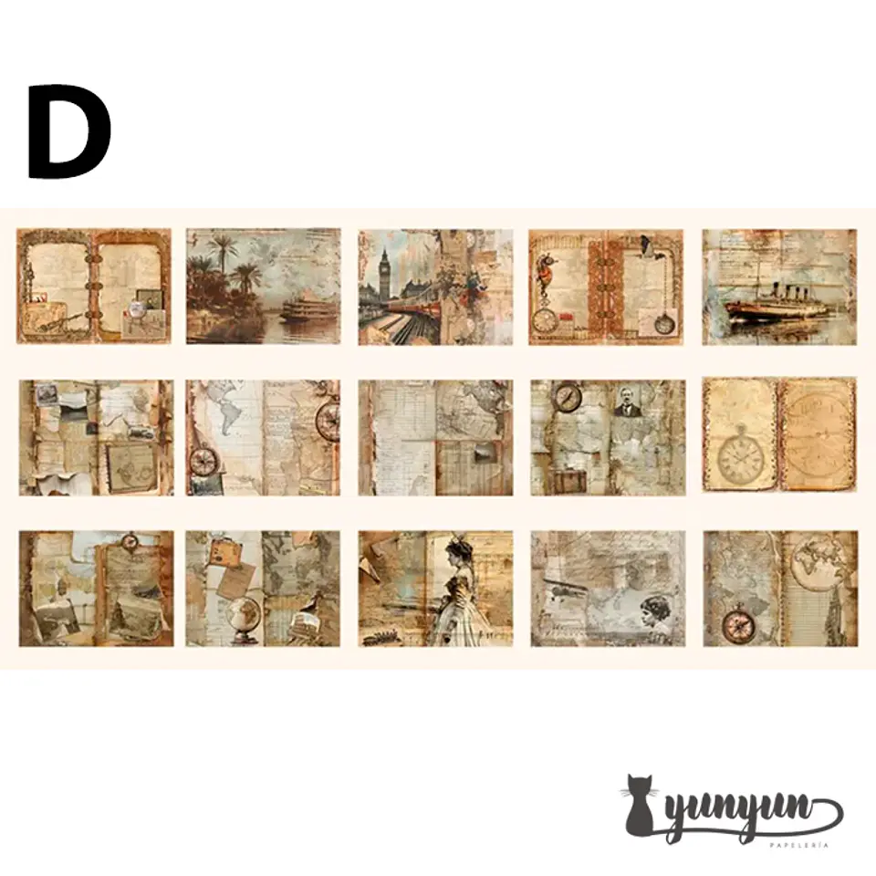 Papeles Vintage Collection - 30 pzas 11