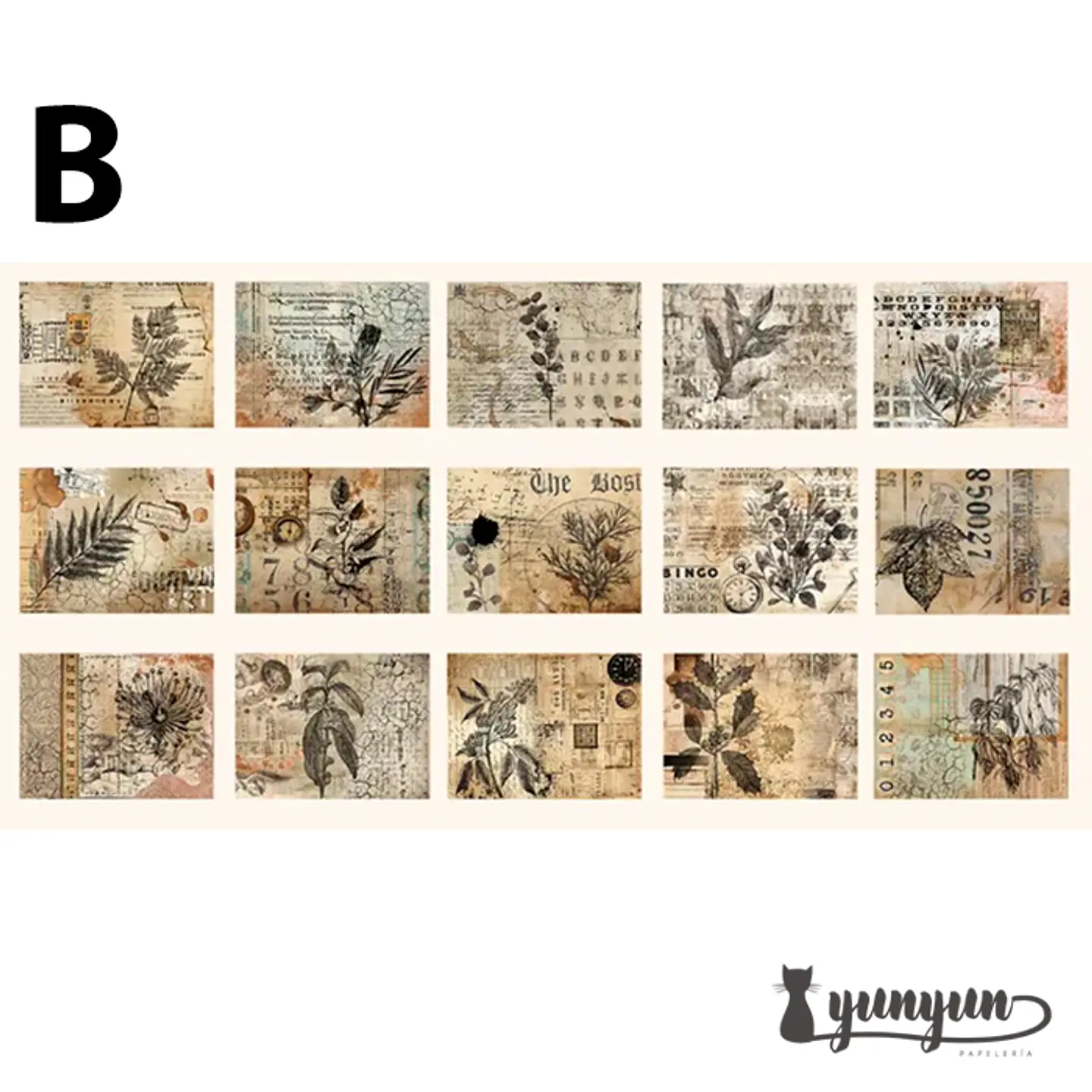 Papeles Vintage Collection - 30 pzas 9