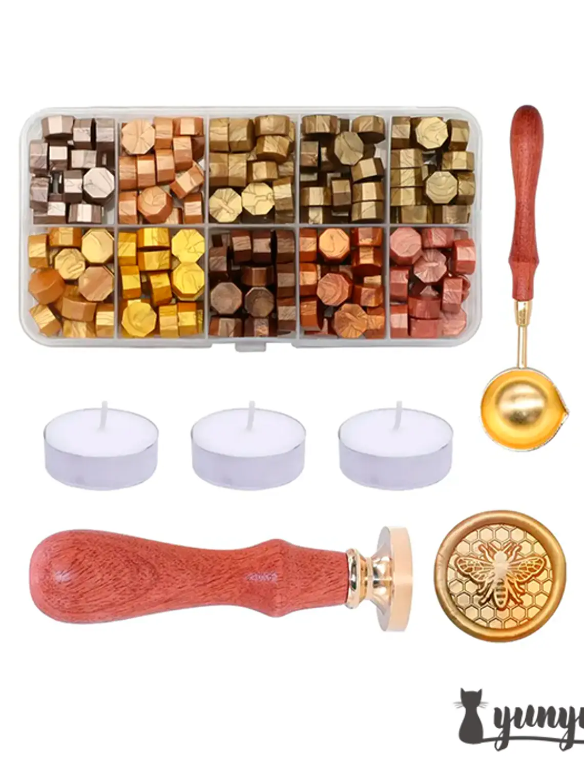 Kit Sello de Lacre Abeja - 6pzas 1