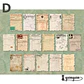 Papeles Material Retro - 32 pzas - Miniatura 10
