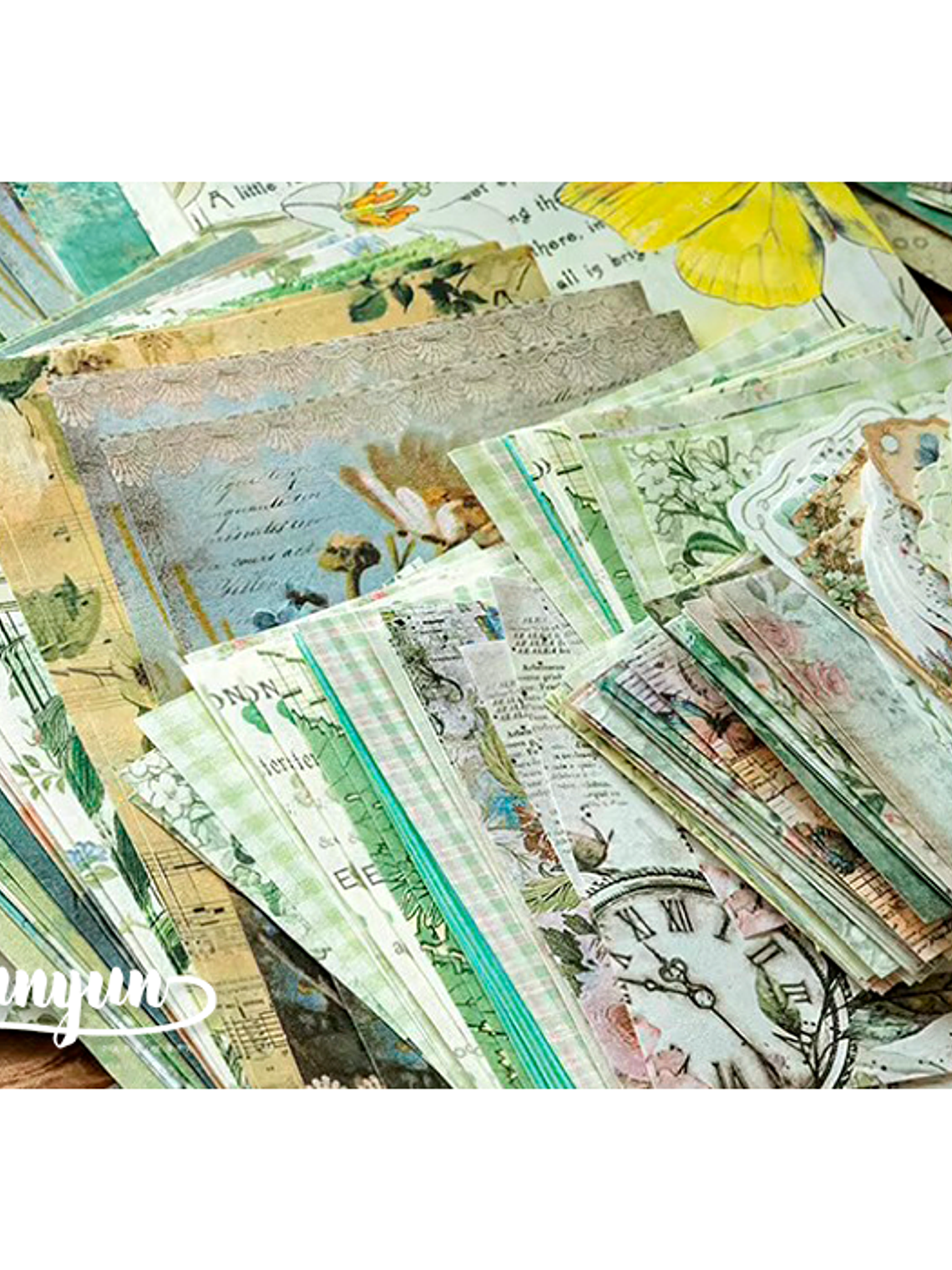 Set Papeles Floral - 100 pzas 2