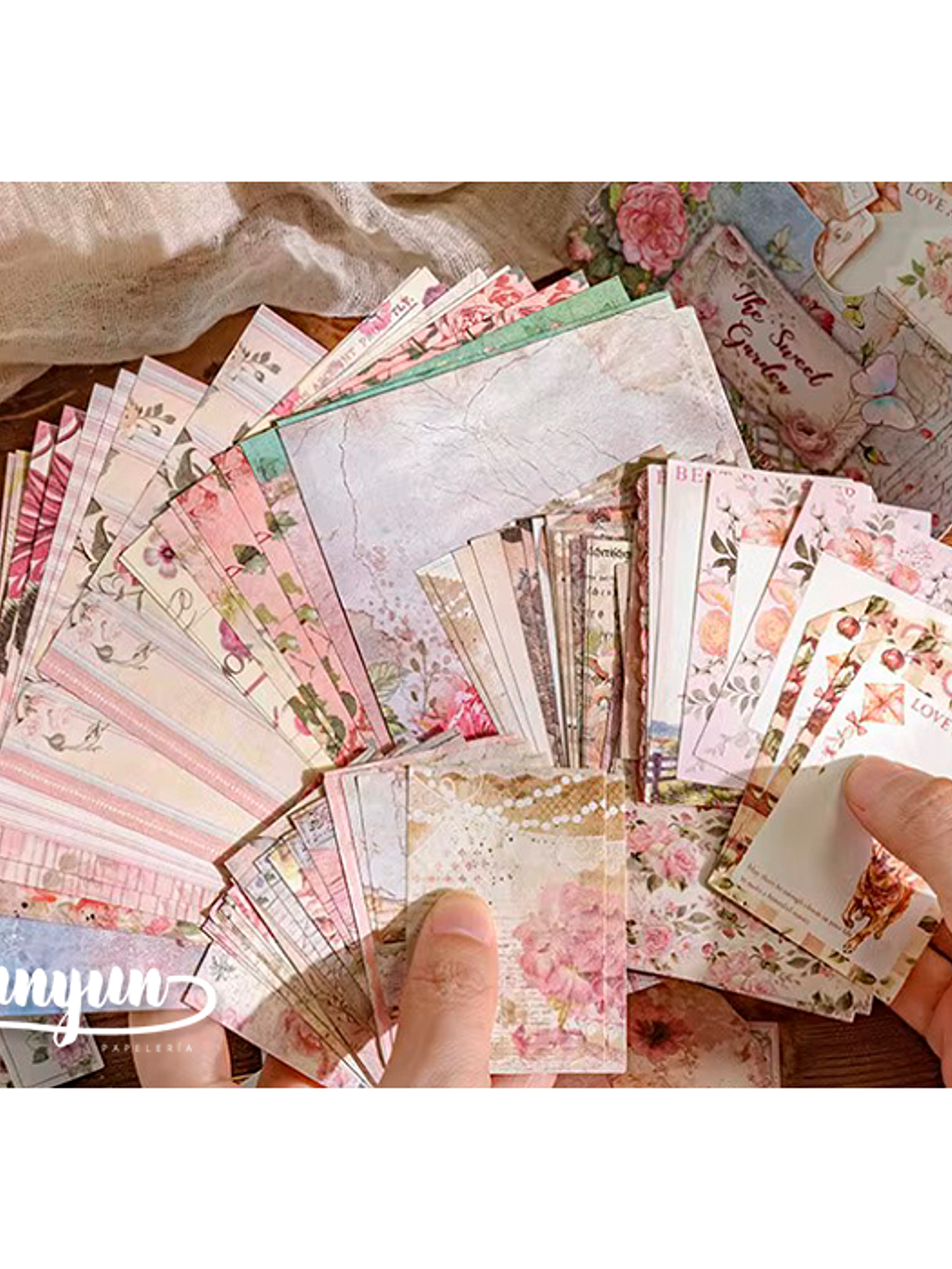 Set Papeles Floral - 100 pzas 3