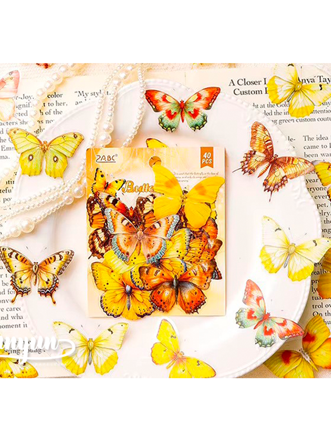Stickers Mariposas II - 40 pzas 5