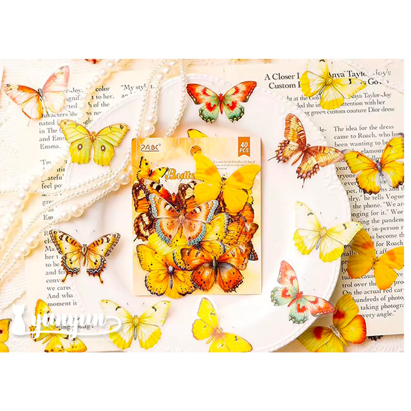 Stickers Mariposas II - 40 pzas 5