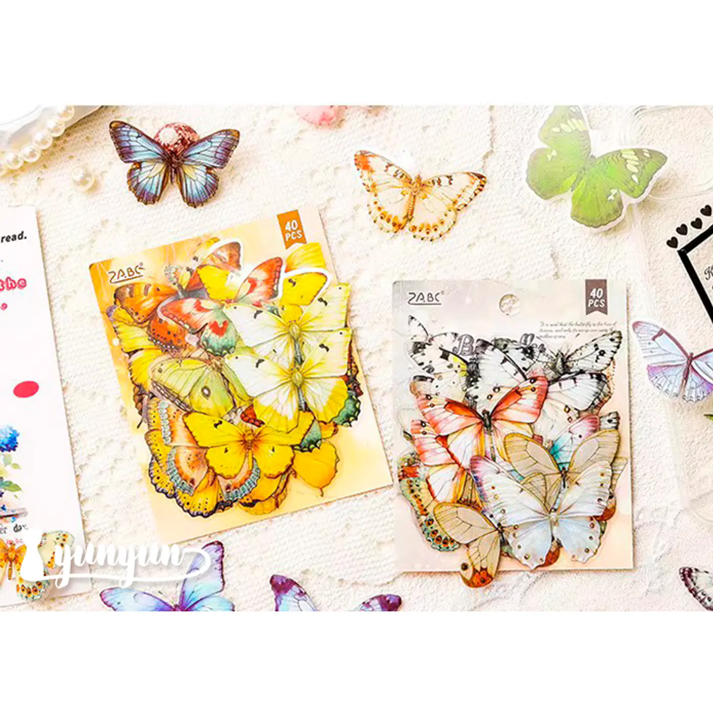 Stickers Mariposas II - 40 pzas 7
