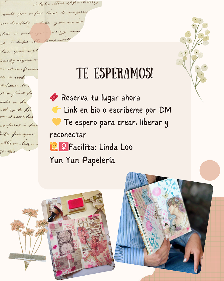 Taller Art Journal: Libera tus emociones - Sábado 8 de Noviembre - Santiago