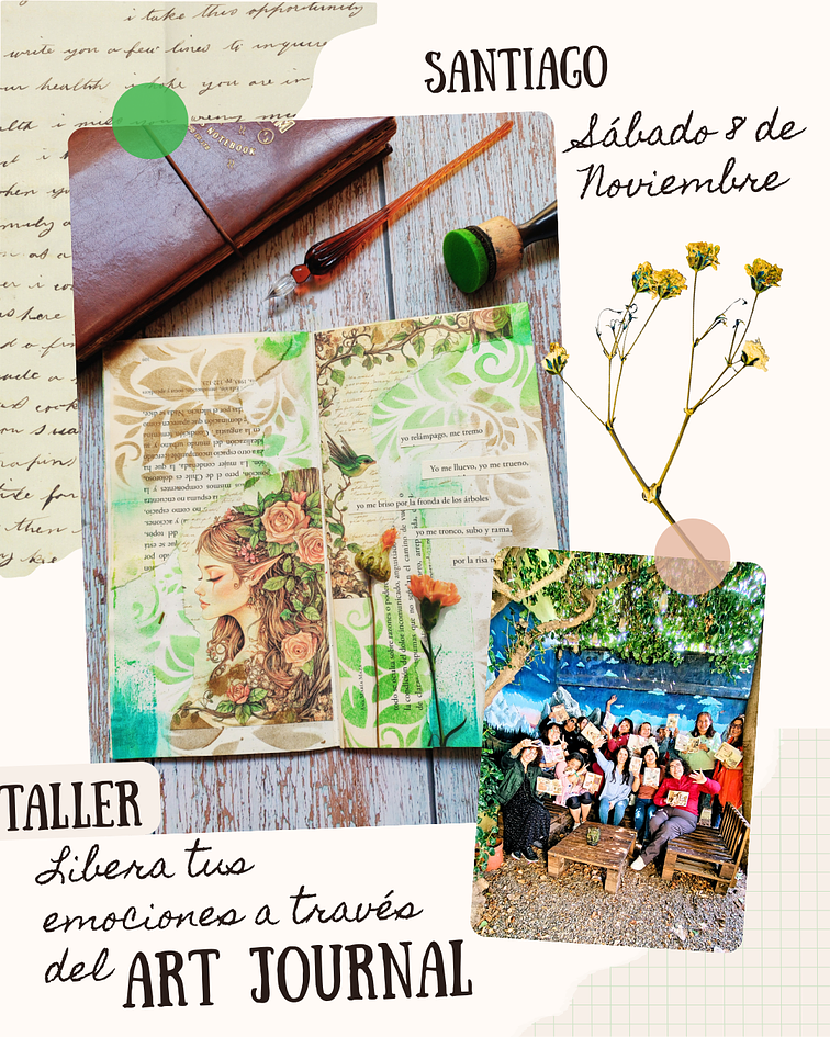 Taller Art Journal: Libera tus emociones - Sábado 8 de Noviembre - Santiago