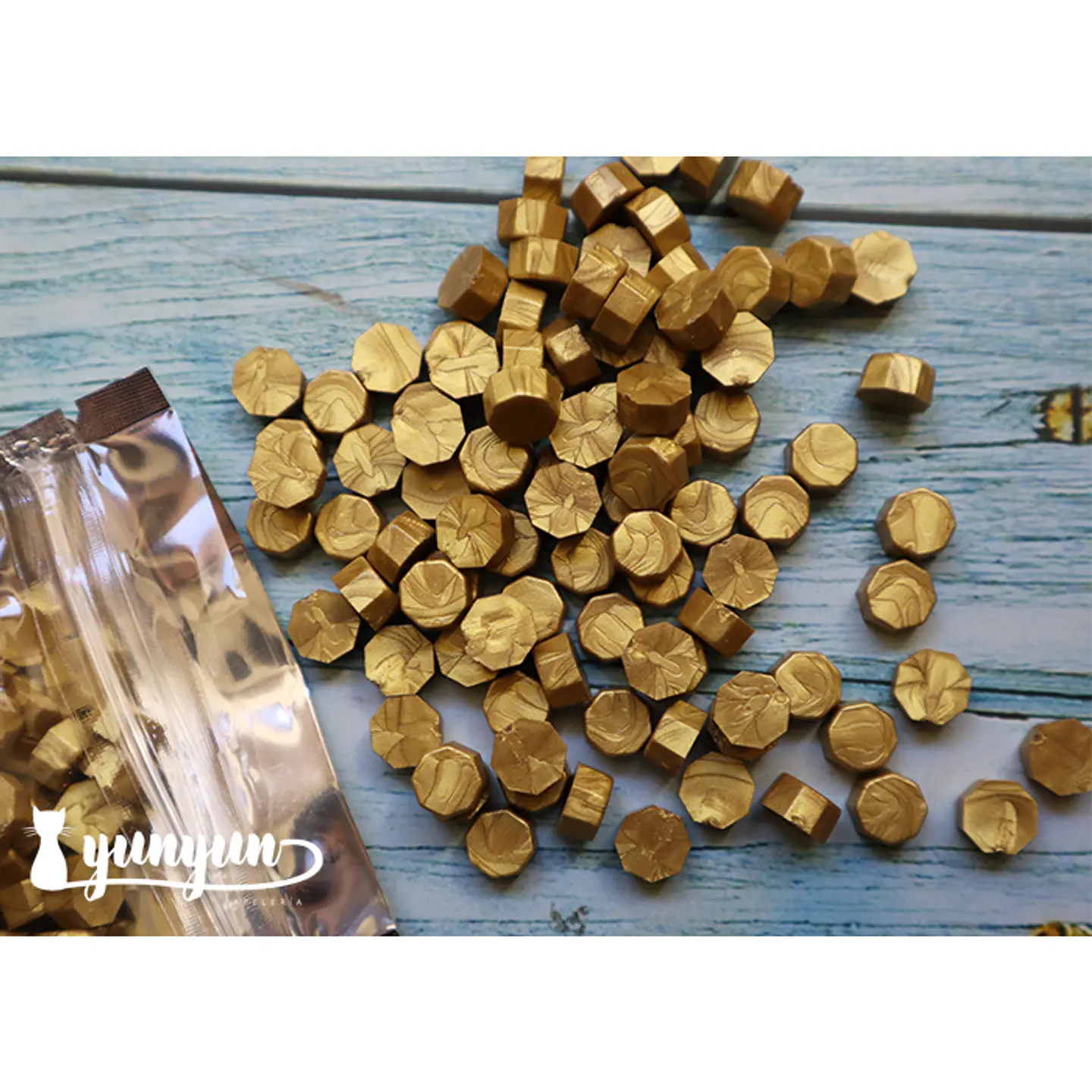 Lacre Bronce Dorado - 1000 pzas 3