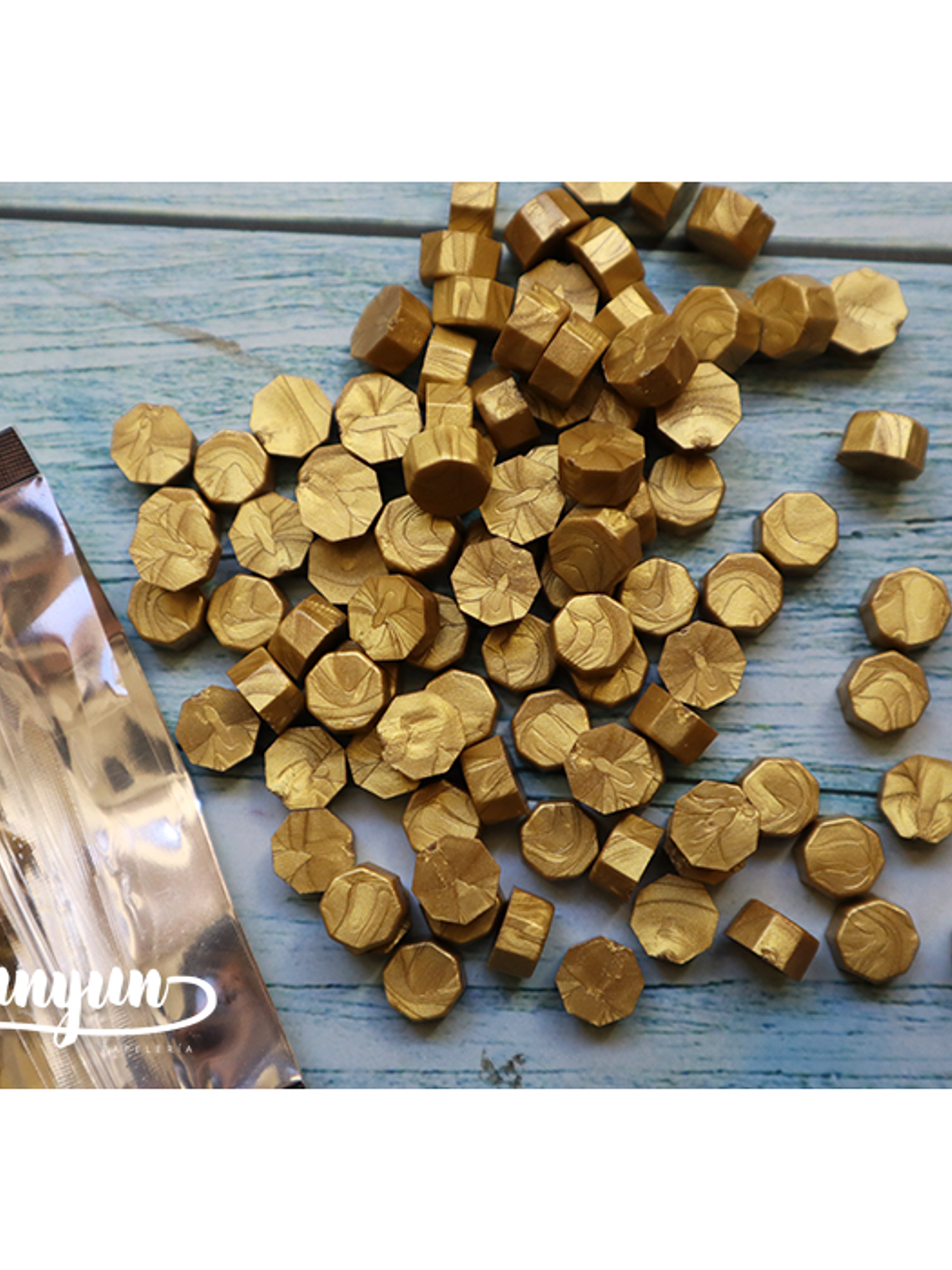 Lacre Bronce Dorado - 100 pzas 2