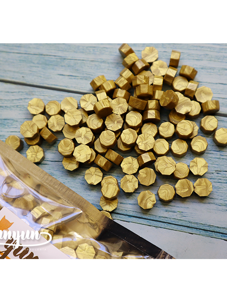 Lacre Bronce Dorado - 100 pzas 3