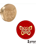 Sello para lacre Mariposa - 2,5cm