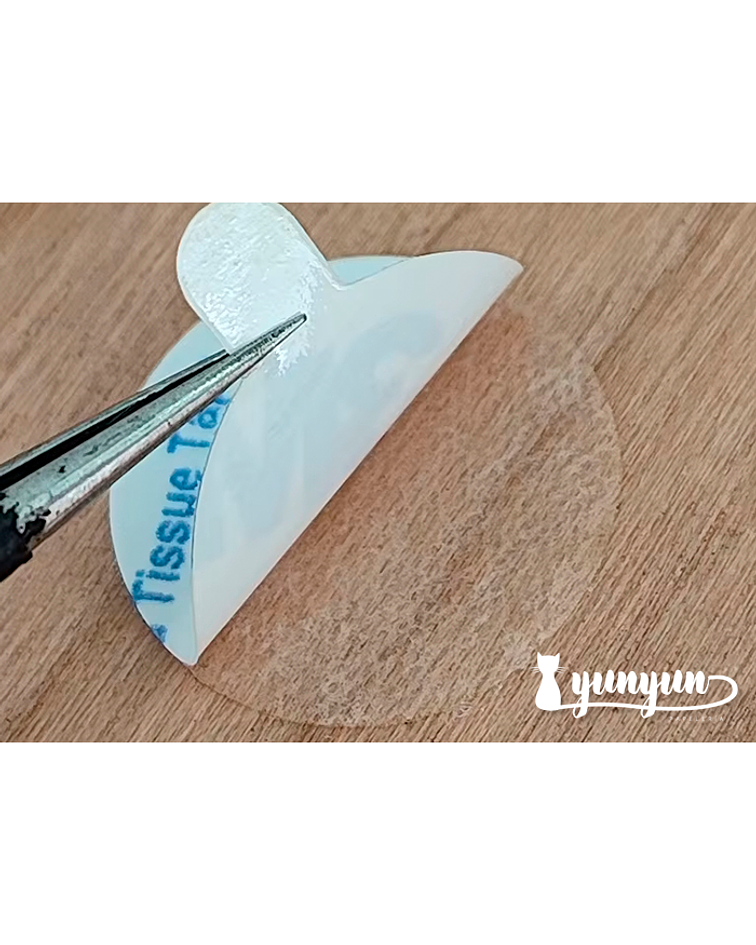 Adhesivo Circular Doble Contacto 3M - 100 pzas