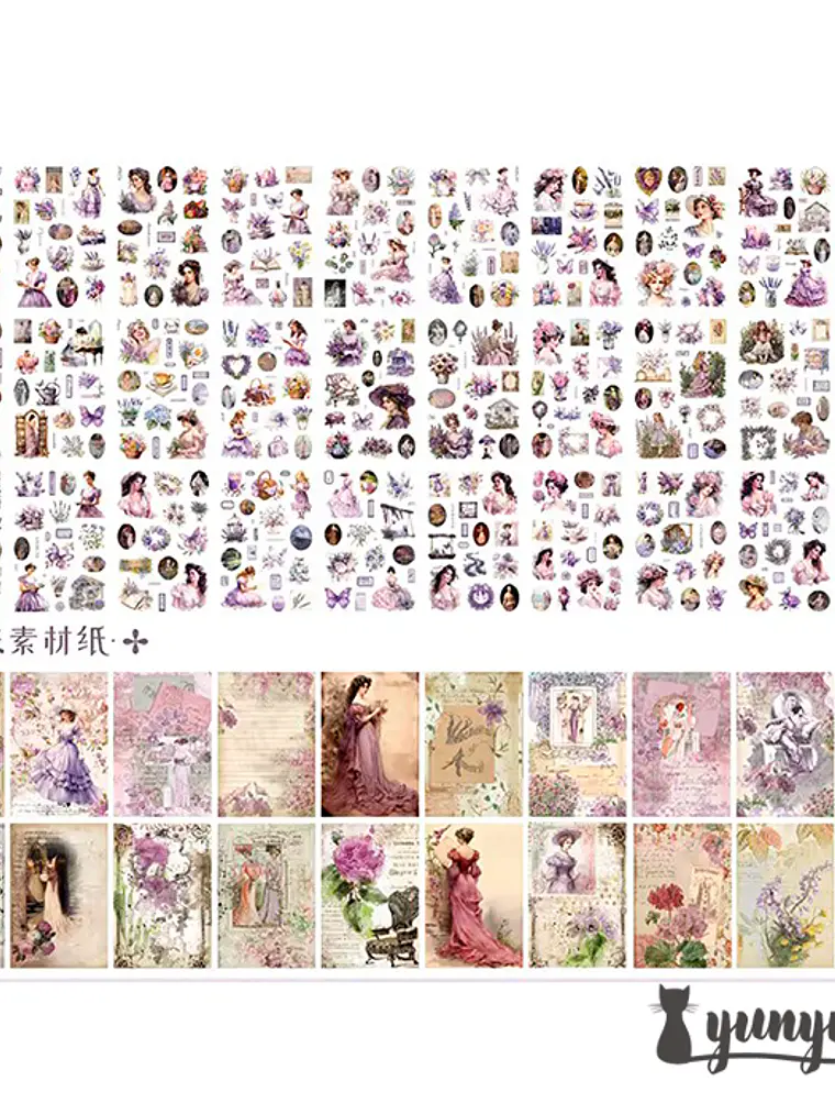 Sticker Book Vintage XL - 50 pzas 9