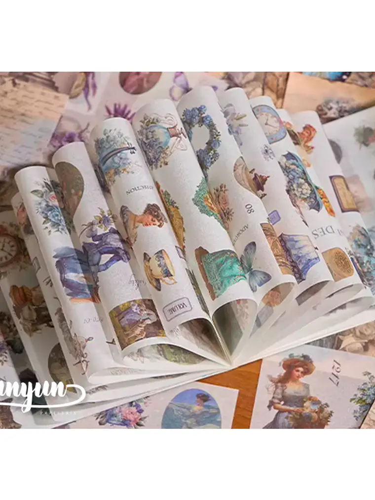 Sticker Book Vintage XL - 50 pzas 2