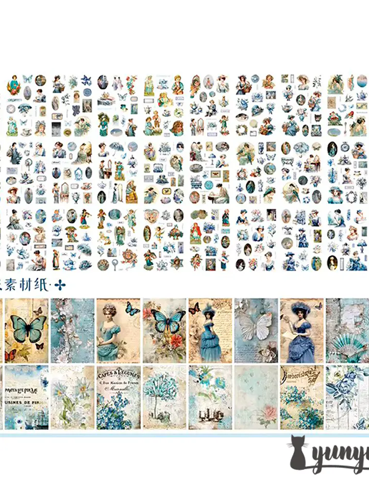 Sticker Book Vintage XL - 50 pzas 8