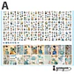 Sticker Book Vintage XL - 50 pzas - Miniatura 8