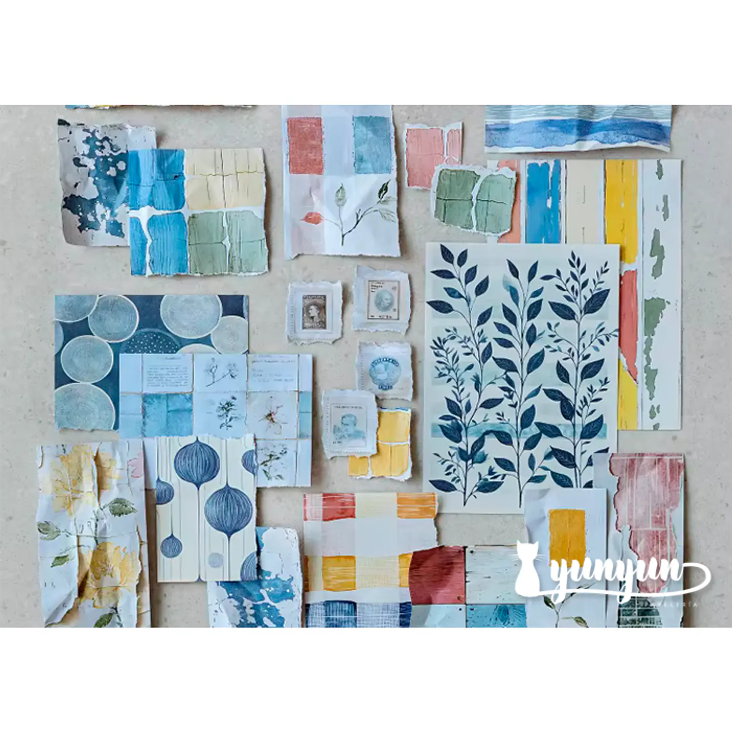 Papeles Watercolour - 50 pzas 7