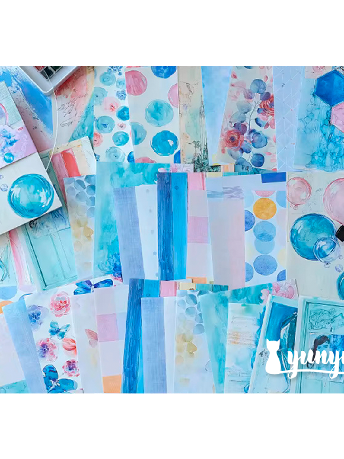 Papeles Watercolour - 50 pzas 5