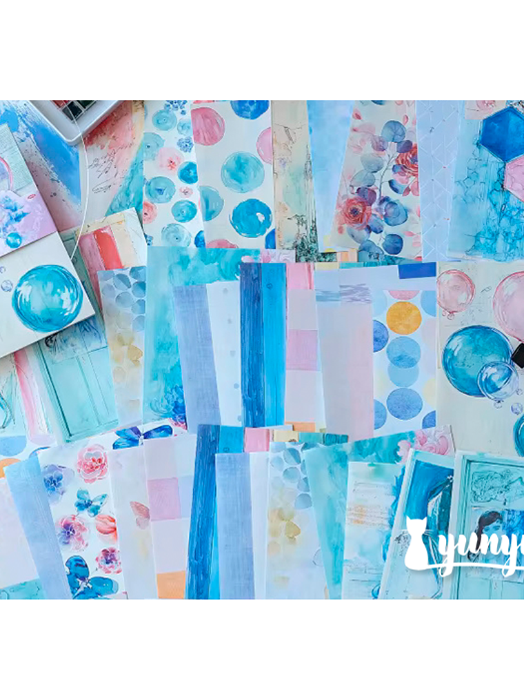 Papeles Watercolour - 50 pzas 5