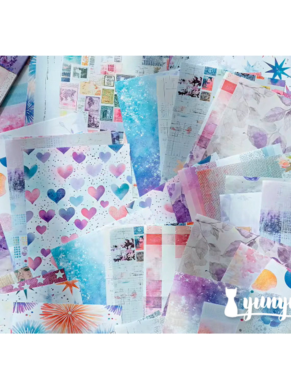 Papeles Watercolour - 50 pzas 2