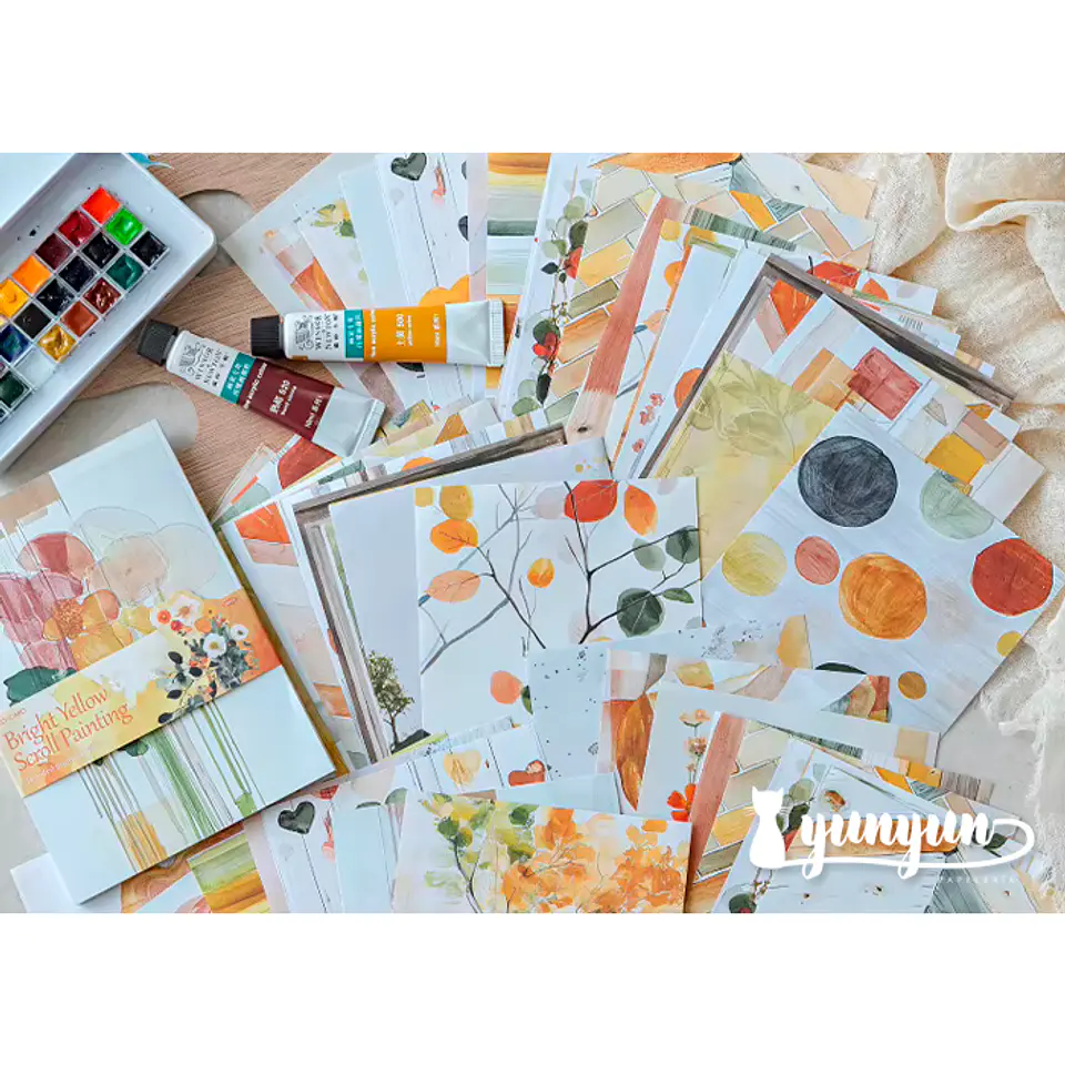 Papeles Watercolour - 50 pzas 4