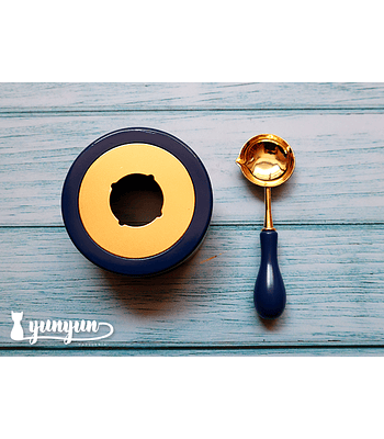 Horno + Cuchara para Sellos de Lacre - Azul I