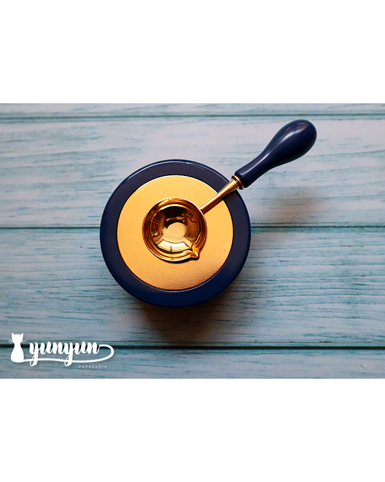 Horno + Cuchara para Sellos de Lacre - Azul I