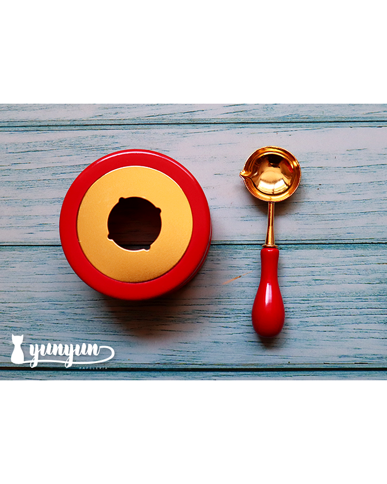 Horno + Cuchara para Sellos de Lacre - Rojo