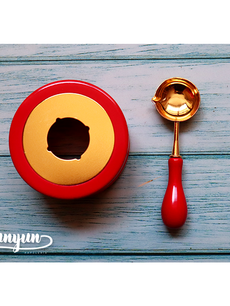 Horno + Cuchara para Sellos de Lacre - Rojo 1