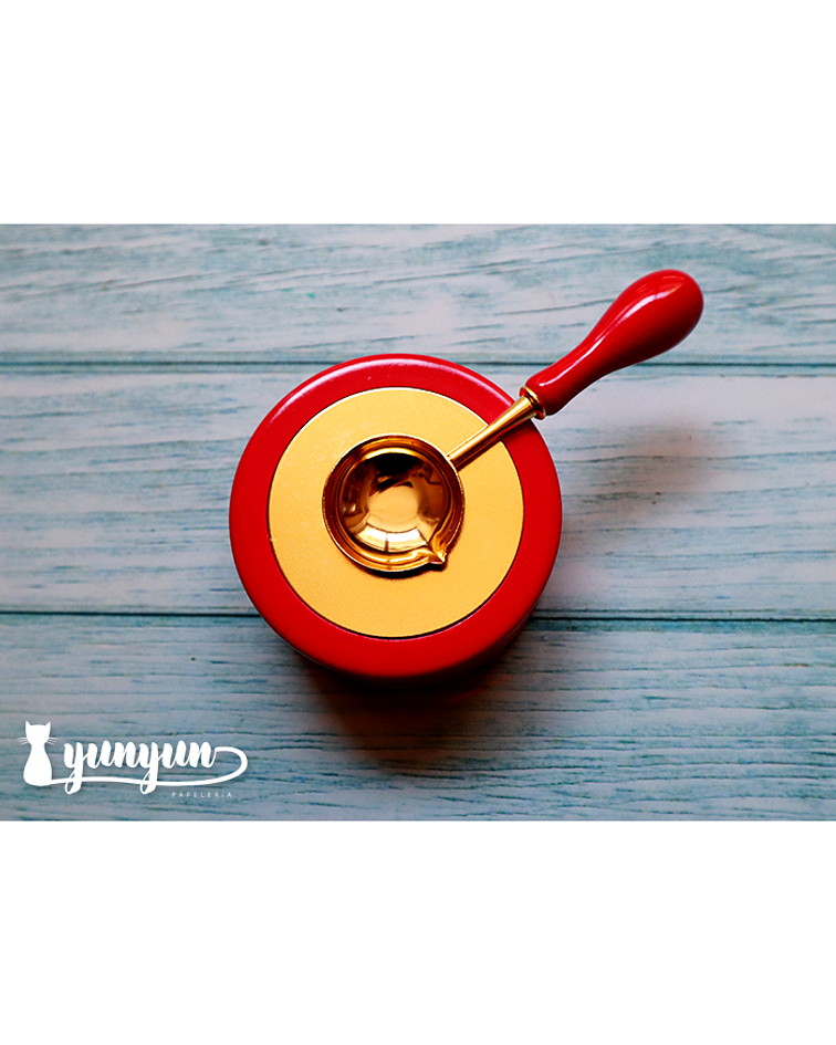 Horno + Cuchara para Sellos de Lacre - Rojo