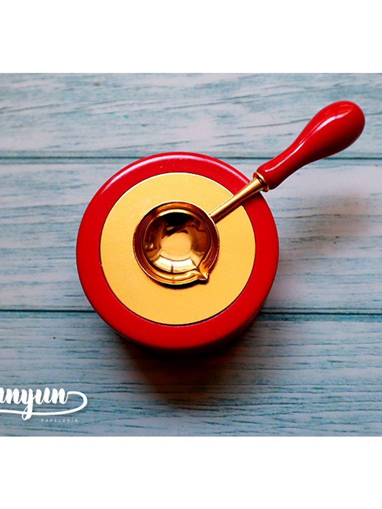 Horno + Cuchara para Sellos de Lacre - Rojo 2