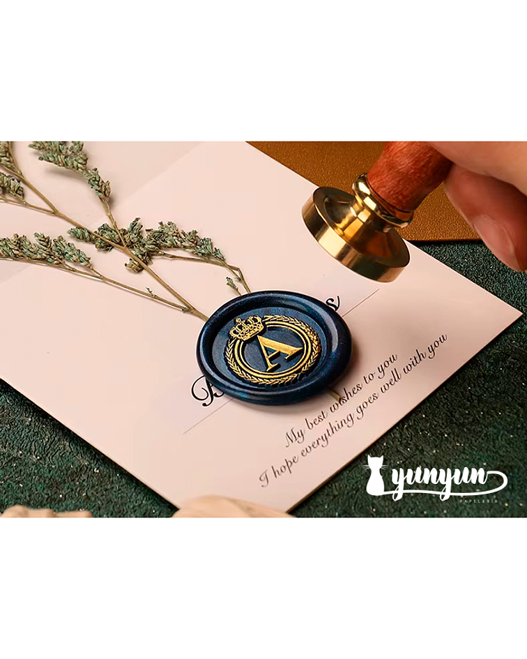 Sellos de Lacre Letras Corona - 2,5cm