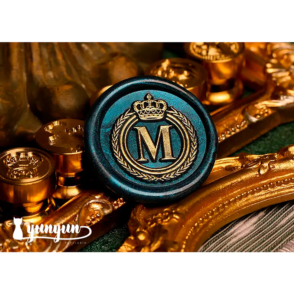 Sellos de Lacre Letras Corona - 2,5cm 5