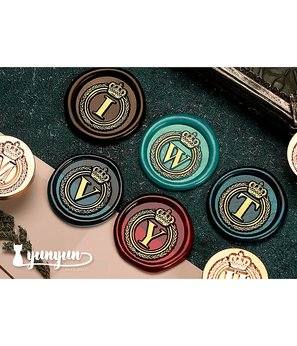 Sellos de Lacre Letras Corona - 2,5cm