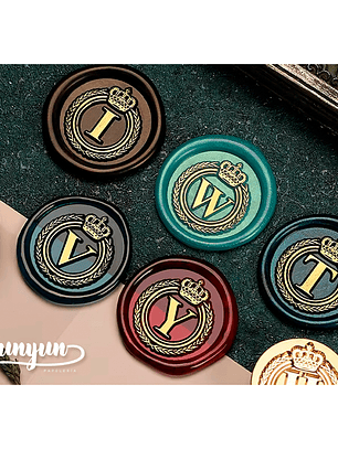 Sellos de Lacre Letras Corona - 2,5cm