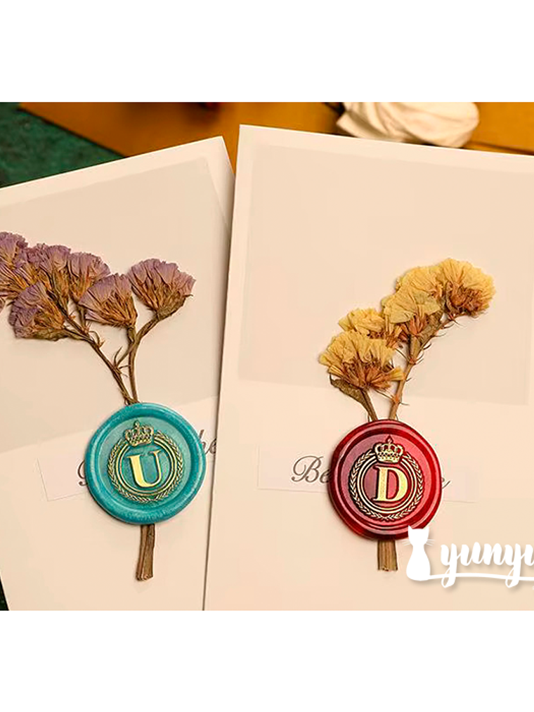 Sellos de Lacre Letras Corona - 2,5cm 3