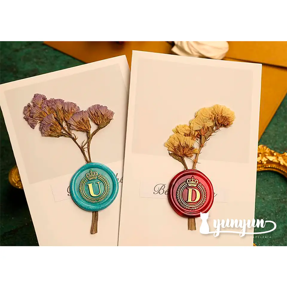Sellos de Lacre Letras Corona - 2,5cm 3
