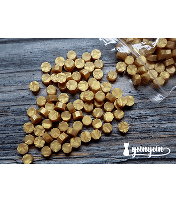 Lacre Dorado Claro - 100 pza