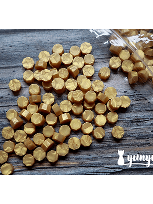 Lacre Dorado Claro - 100 pza