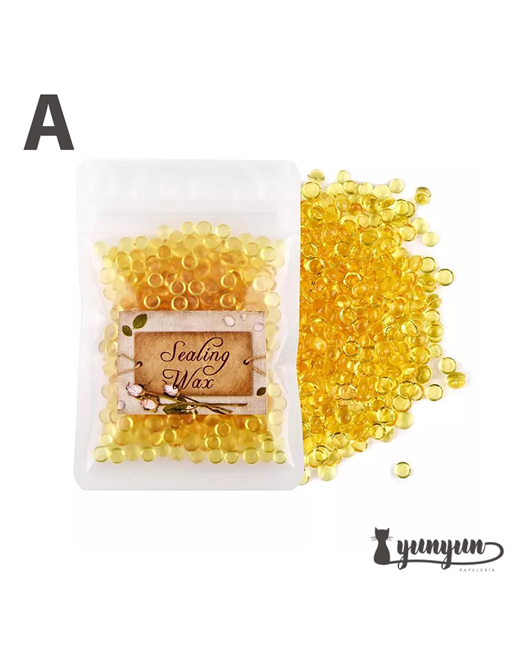 Lacre Translúcido Amarillo  - 60 grs