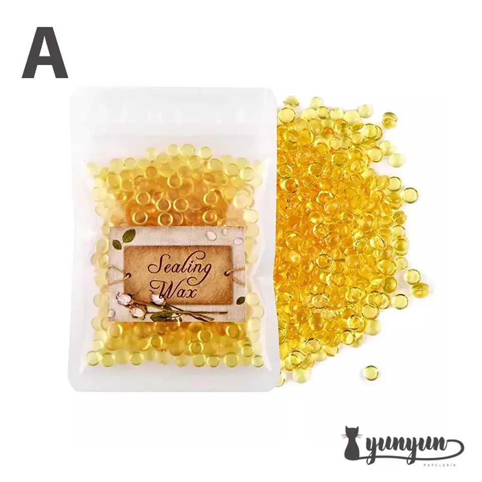 Lacre Translúcido Amarillo  - 60 grs 4